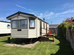 [Holiday caravan for hire, Norfolk]